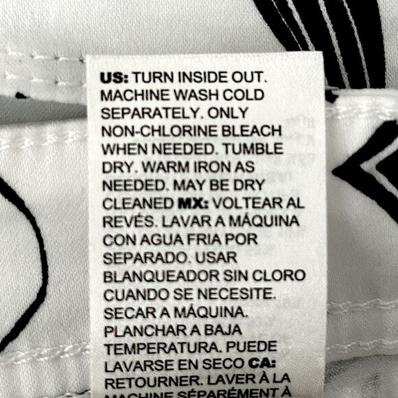 Chico's Sateen Pants Size 3 (16) Girlfriend Cropped Floral NWT - Picture 12 of 15